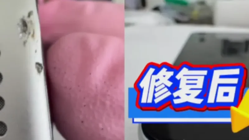 Teknisi China Mampu Mengembalikan Rangka iPhone 17 Pro Max ke Bentuk Semula