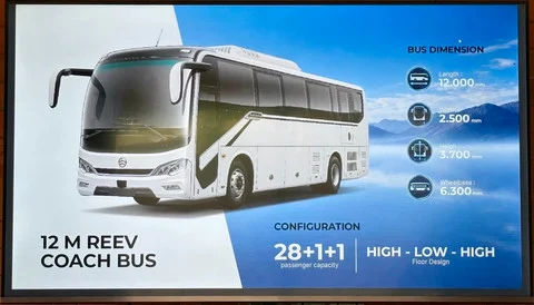 Bus REEV Pertama di Indonesia Siap Hadir, Lebih Efisien dan Fleksibel