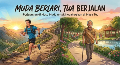 Mengenal Kunci Sukses Muda Berlari Tua Berjalan