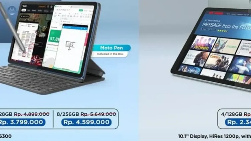 Motorola Indonesia Meluncurkan Tablet Moto Pad 60 Series untuk Meningkatkan Produktivitas