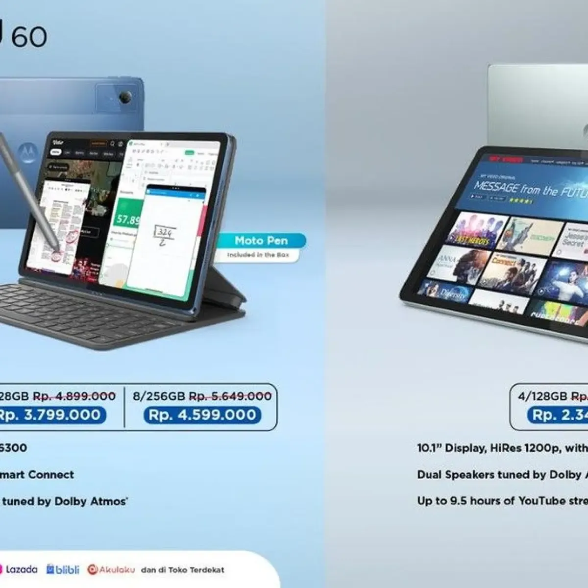 Motorola Indonesia Meluncurkan Tablet Moto Pad 60 Series untuk Meningkatkan Produktivitas
